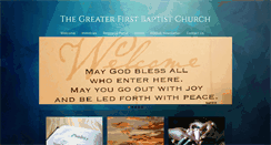Desktop Screenshot of greaterfirstbaptist.org