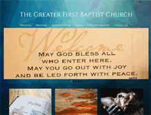 Tablet Screenshot of greaterfirstbaptist.org